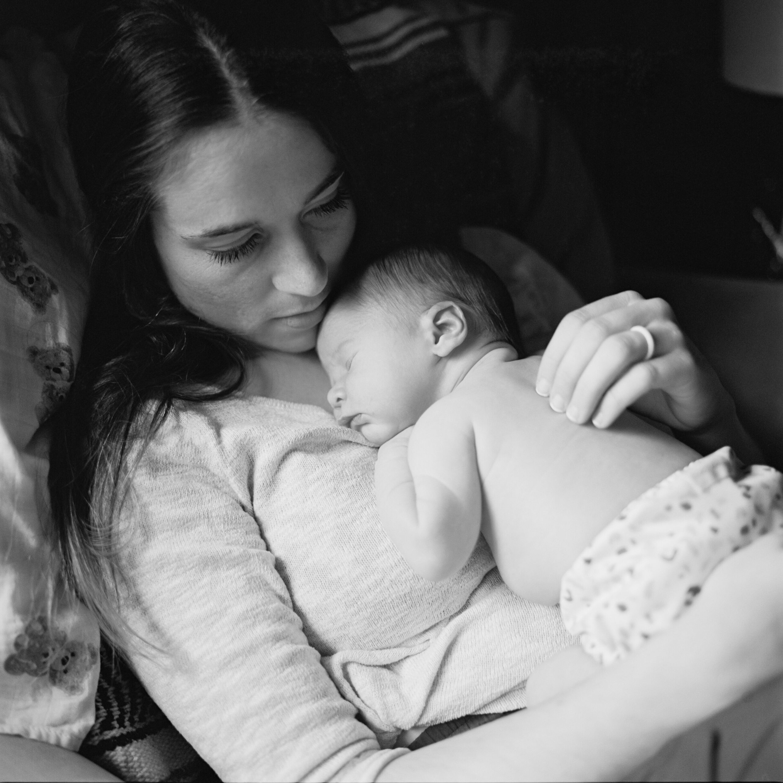 newborn and mother